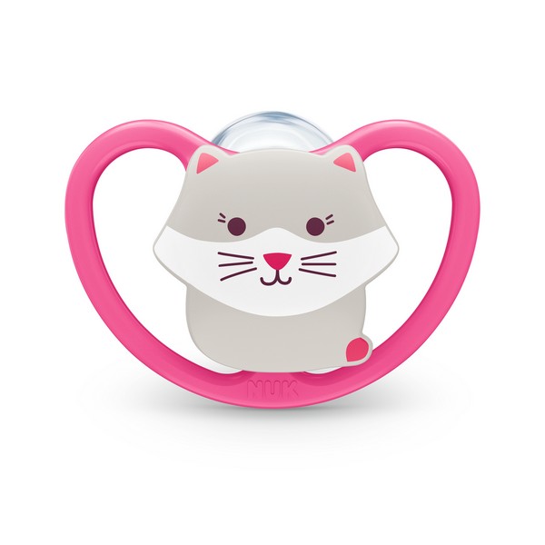 Продукт NUK Space - биберон залъгалка силикон 6-18 мес. 1бр + box - 0 - BG Hlapeta